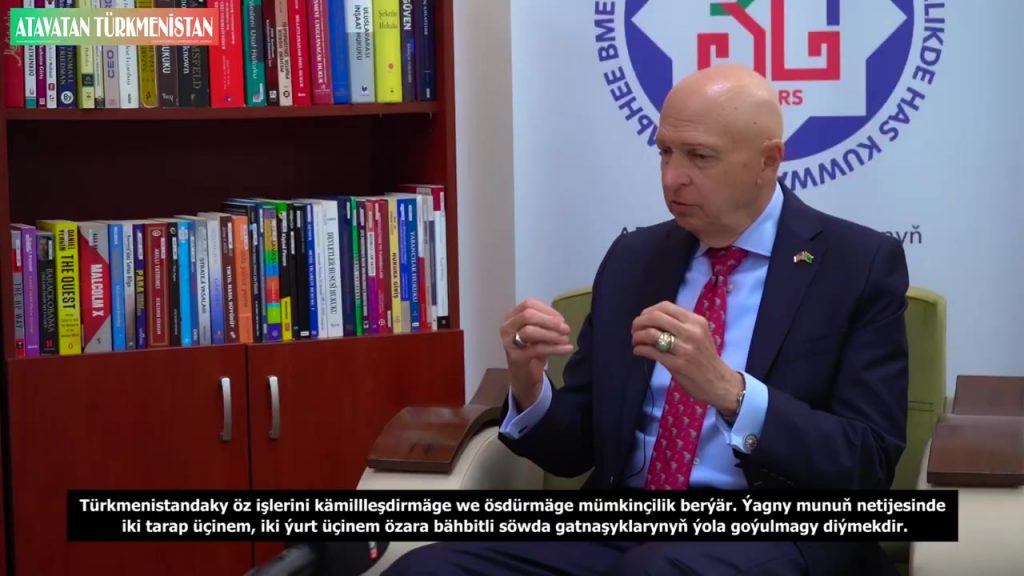 AMERIKADA BILIM ALMAK：TALYP HAKLAR WE TELEKEÇILIK  ABŞ nyñ Ilçisi bilen Söhbetdeşlik 2022