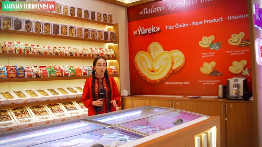 Türkmen kärhanasynyň halkara üstünligi :”Balam” konditer önümleri