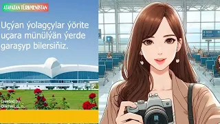 Iňlis dilinde Howa menzilinde  gepleşik/ Turkmen- English Phrases (Airport) Emeli aň /Makul Sözlük