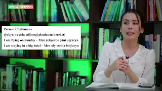 Grin Kart utanlar we Amerikada okamak isleýänler üçin mugt Iňlis dili sapak III: Present Continuous