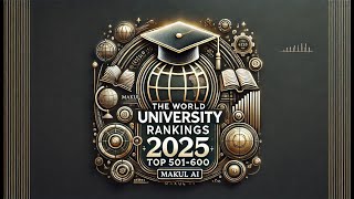 TOP 501-600 The Times Higher Education World University Rankings 2025 ( Diplom Tassyklanýanlar)