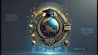 TOP 601-800 The Times Higher Education World University Rankings 2025 ( Diplom Tassyklanýanlar)